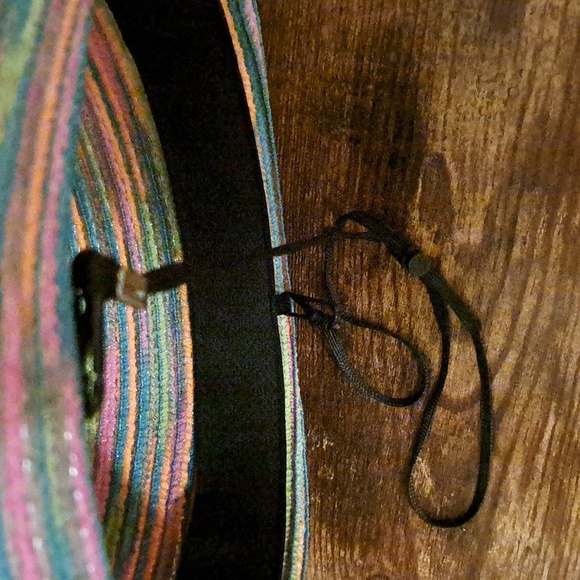 NWOT Multi Colored Cowboy Hat With Removable String - Picture 3 of 3